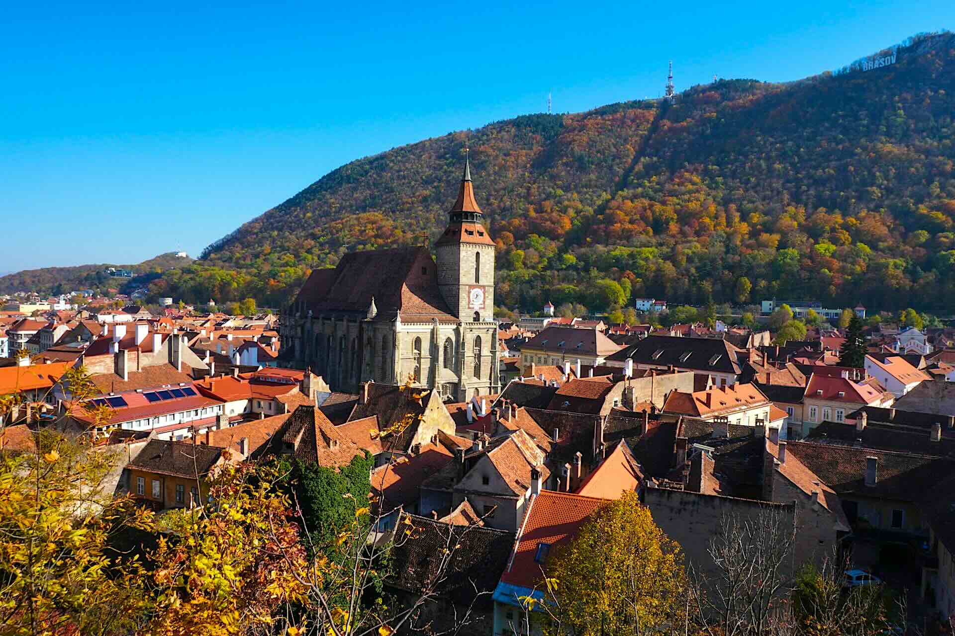 Brasov, Romania Mountain Views and Medieval Streets