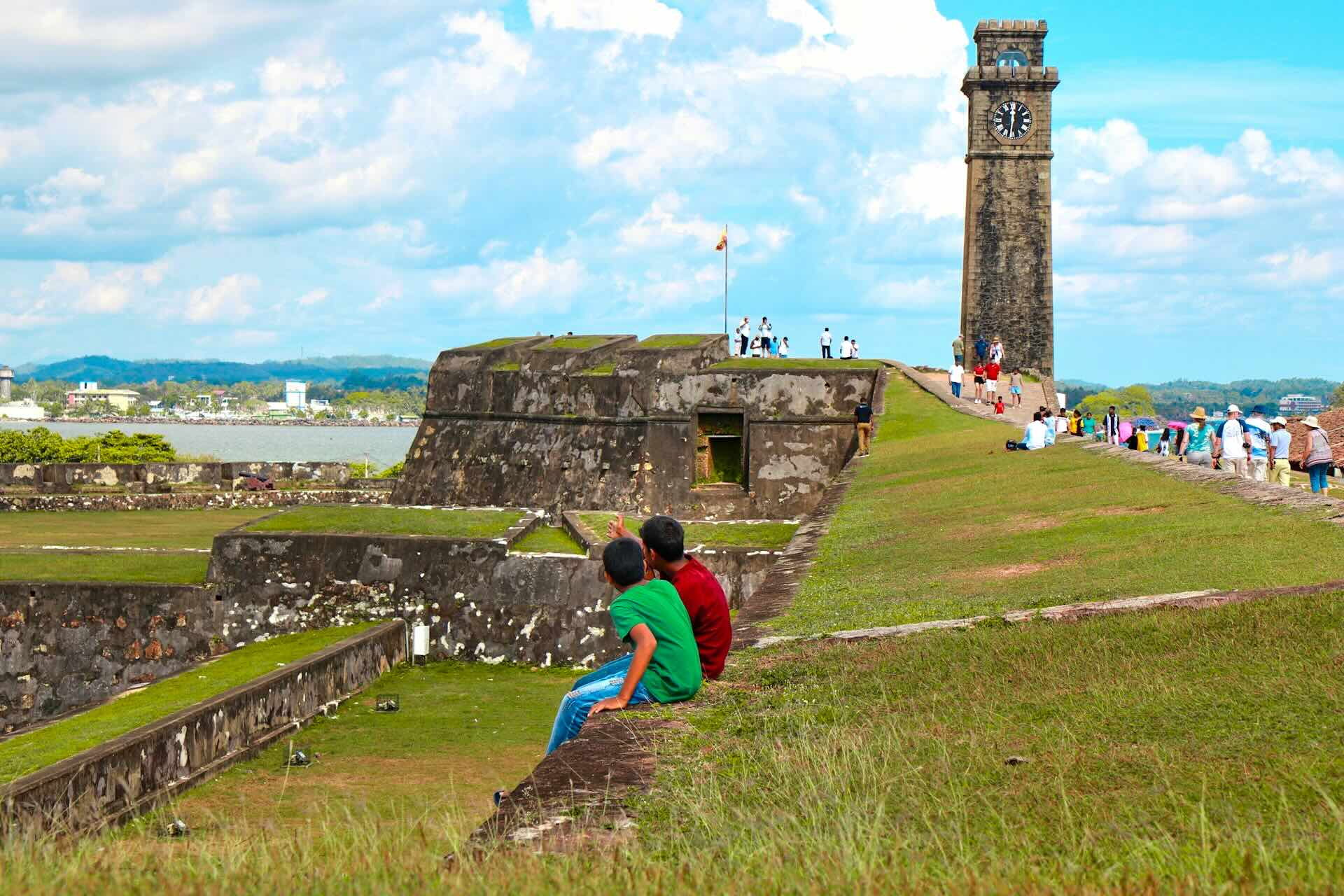 Galle, Sri Lanka Colonial Walls and Ocean Views