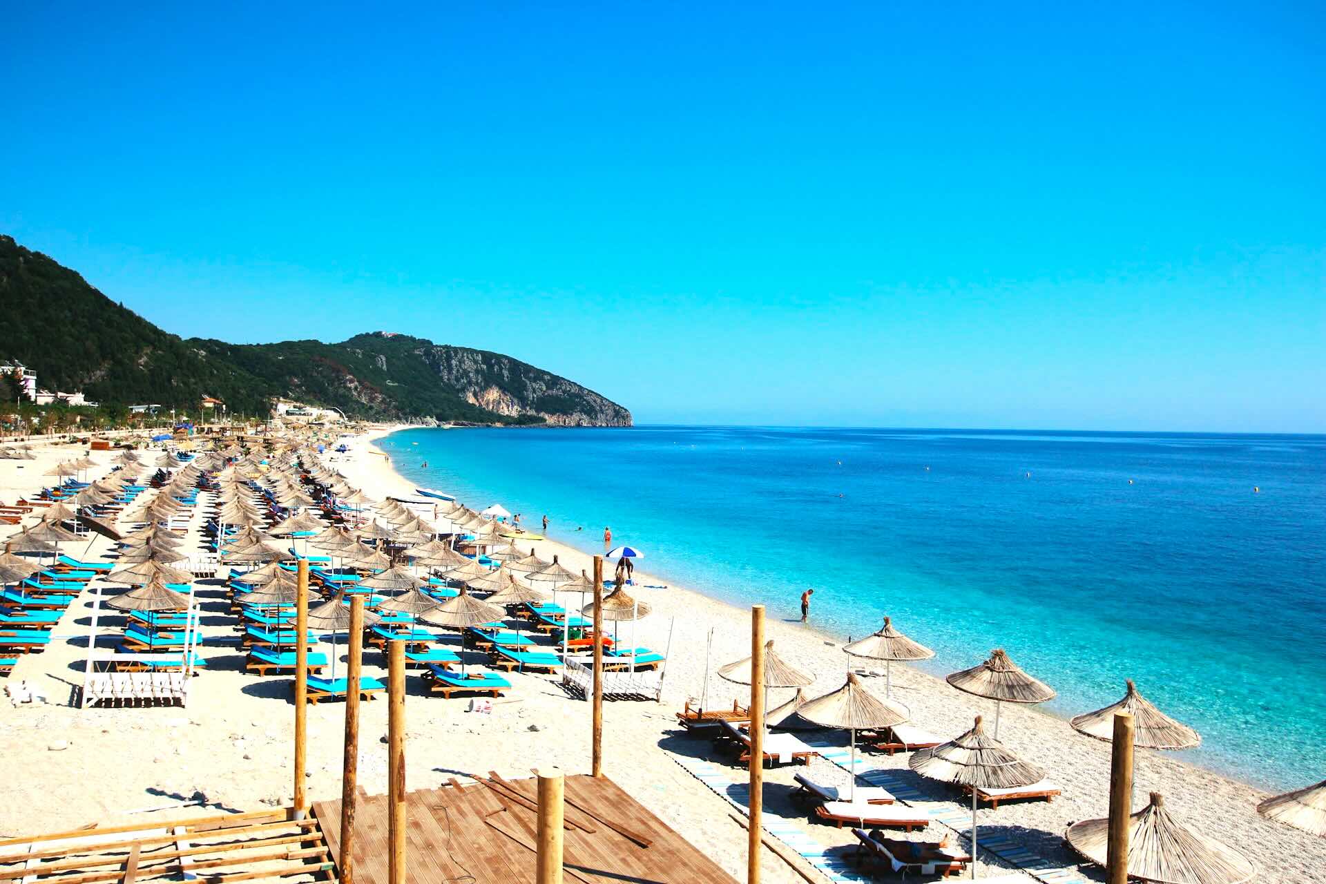 Dhermi Beach, Albania Clear Ionian Water and a Riviera Escape