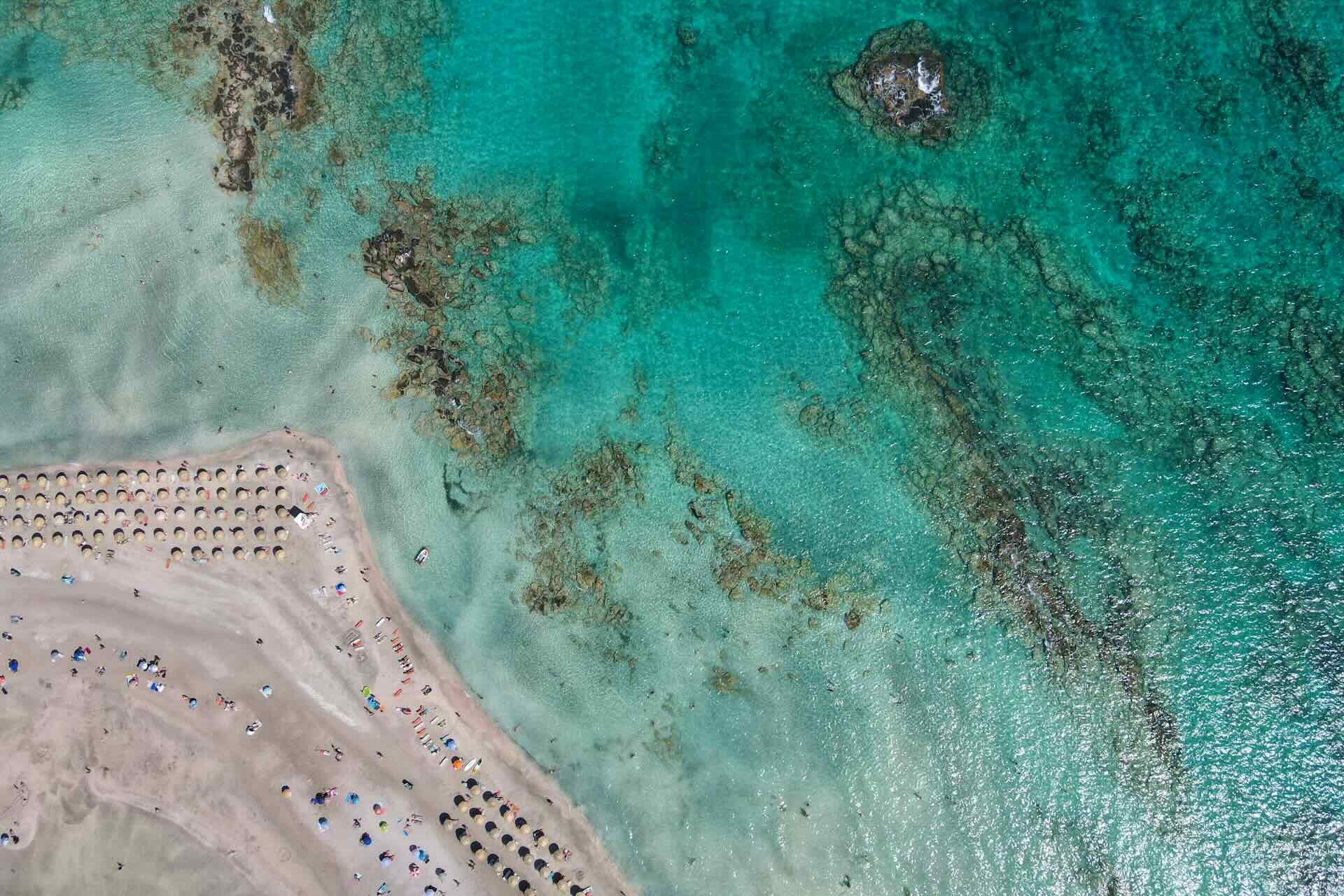 Elafonissi, Crete Pink Sand, Shallow Water, a Dreamlike Summer