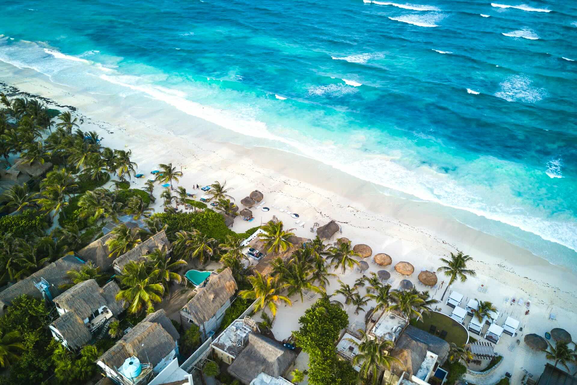 Tulum Beach, Mexico White Sand, Caribbean Water, and a Coastal Mood