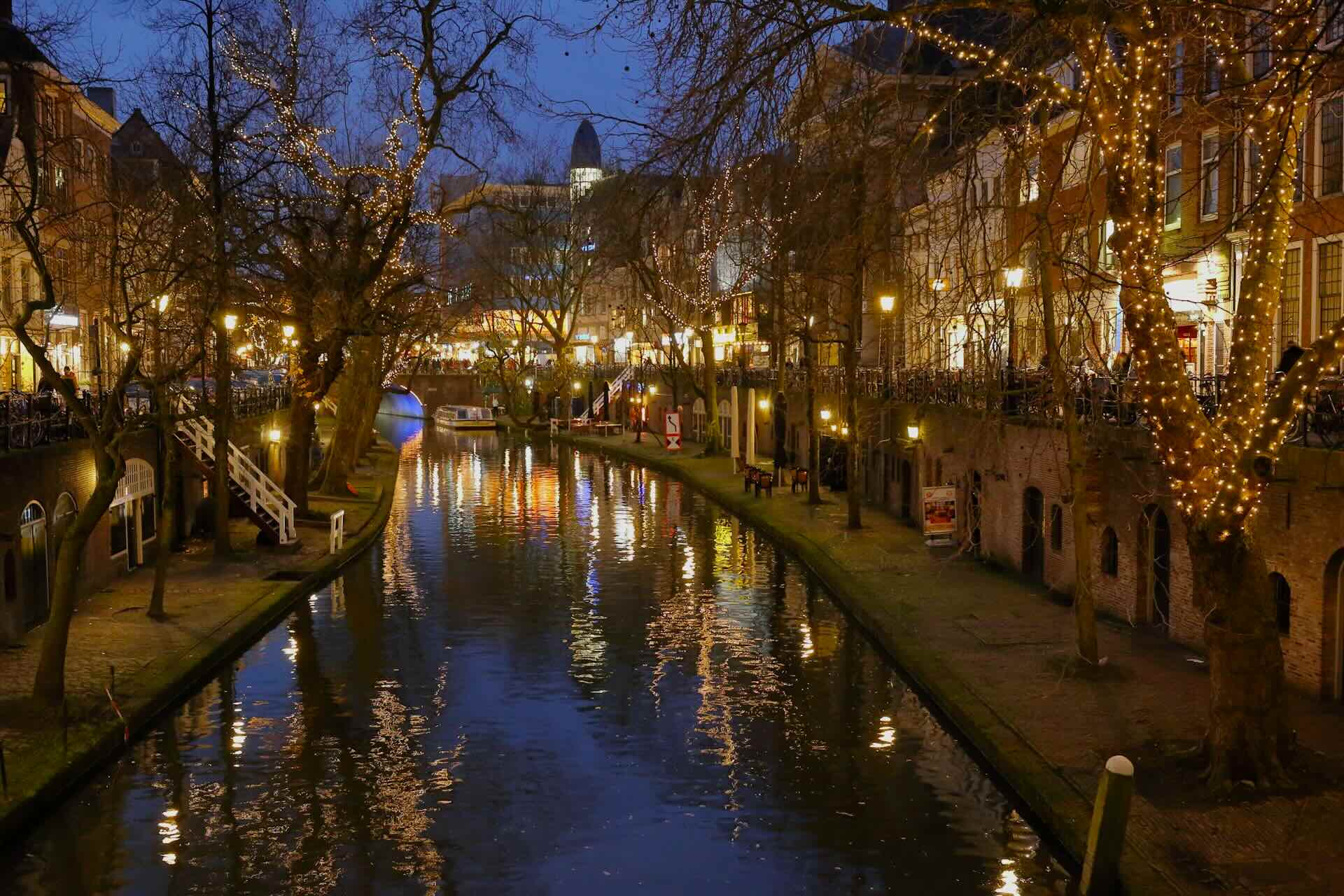 Utrecht, Netherlands Canal Wharves and Dutch Ease