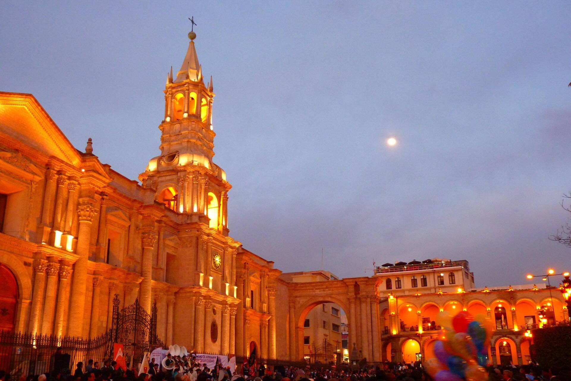 Arequipa, Peru White Stone and Andean Light